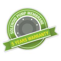 5 Year Pump Diaphragm Warranty